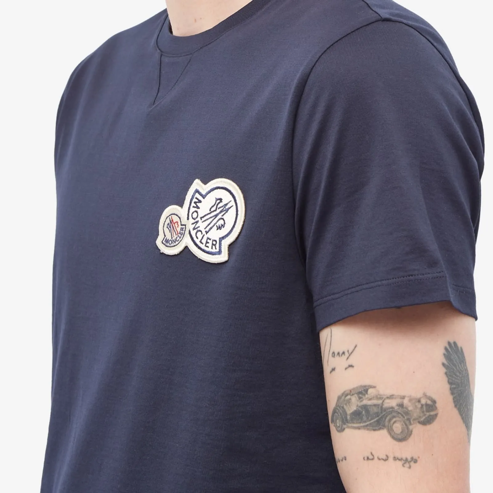 MONCLER  |Plain Logo T-Shirts