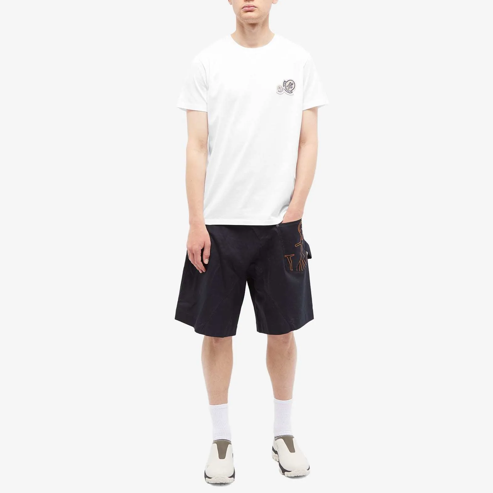 MONCLER  |Plain Logo T-Shirts