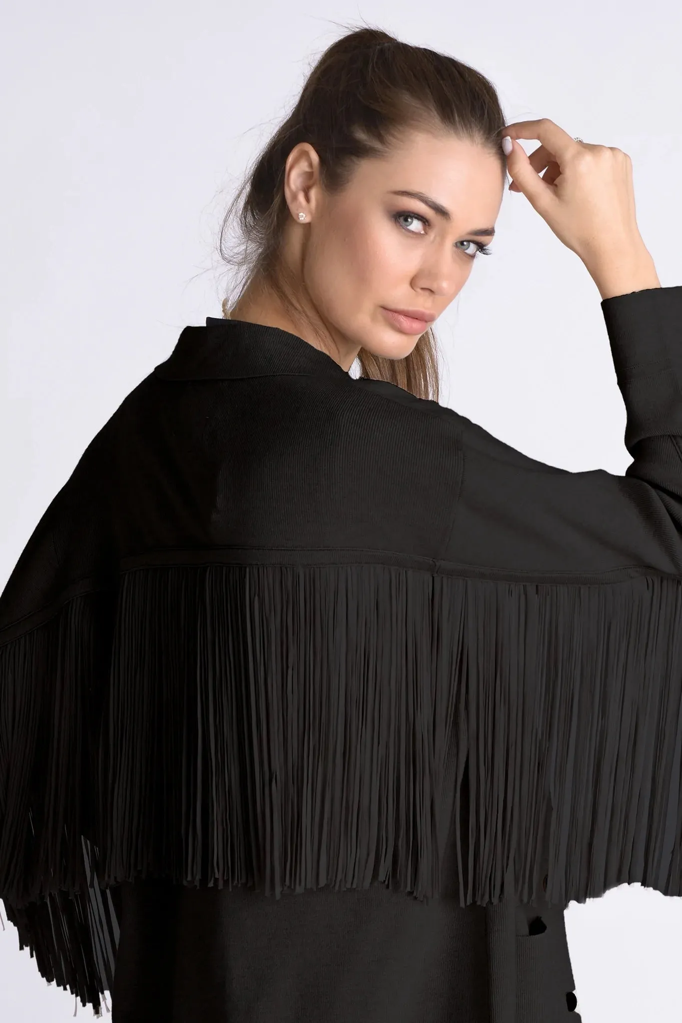 Muche Et Muchette Yellowstone Fringe Stud Jacket