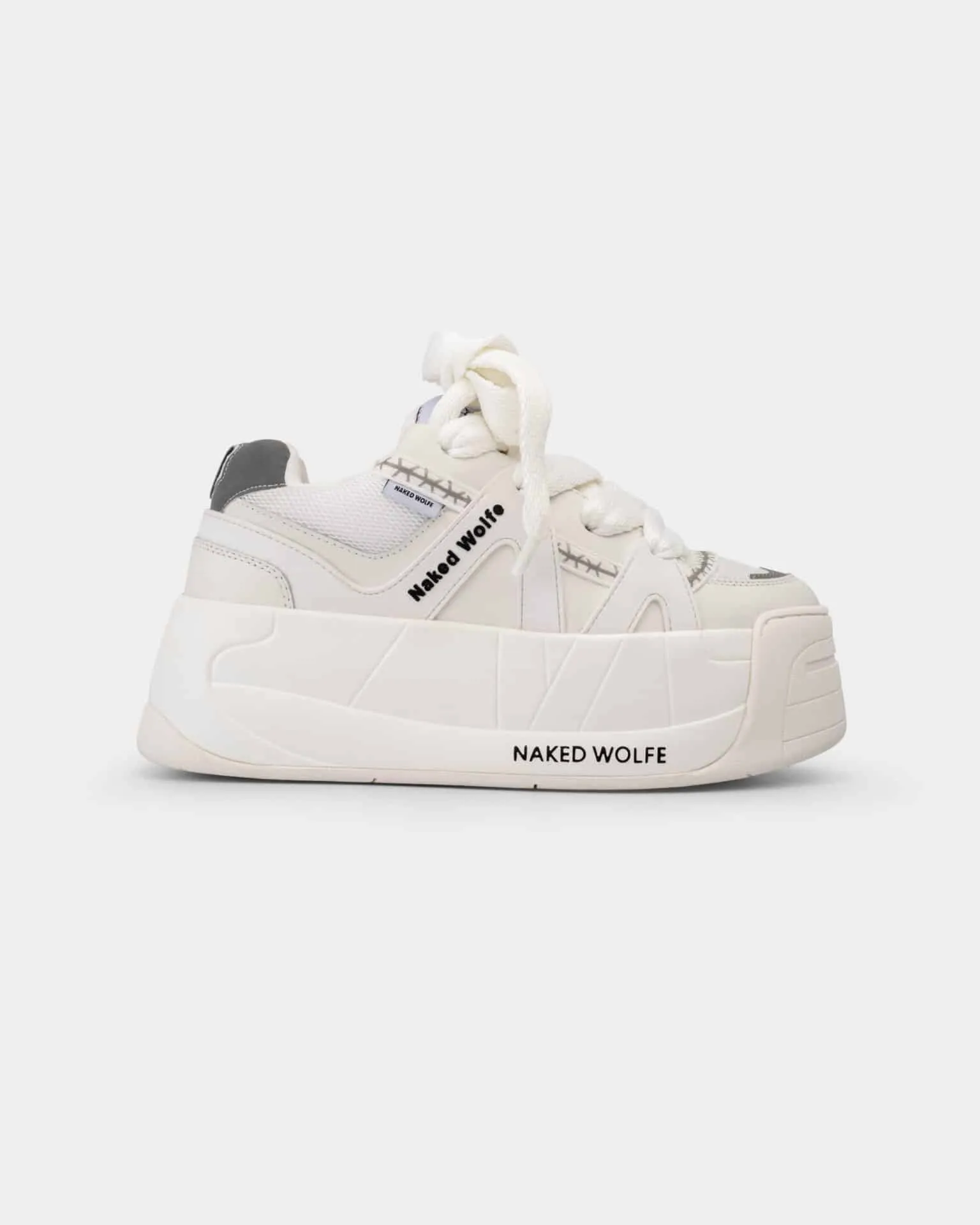 Naked Wolfe Ladie’s Slider White Sneaker Slider 00087