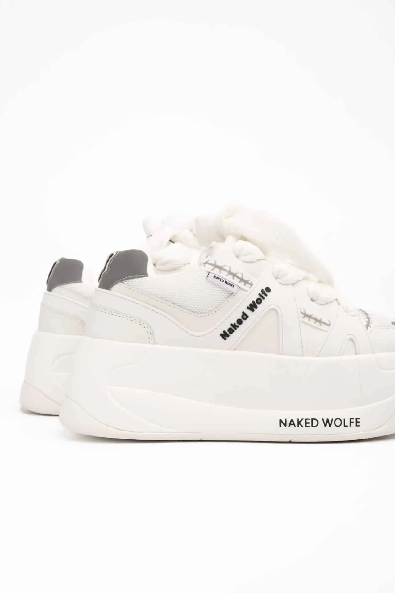 Naked Wolfe Ladie’s Slider White Sneaker Slider 00087