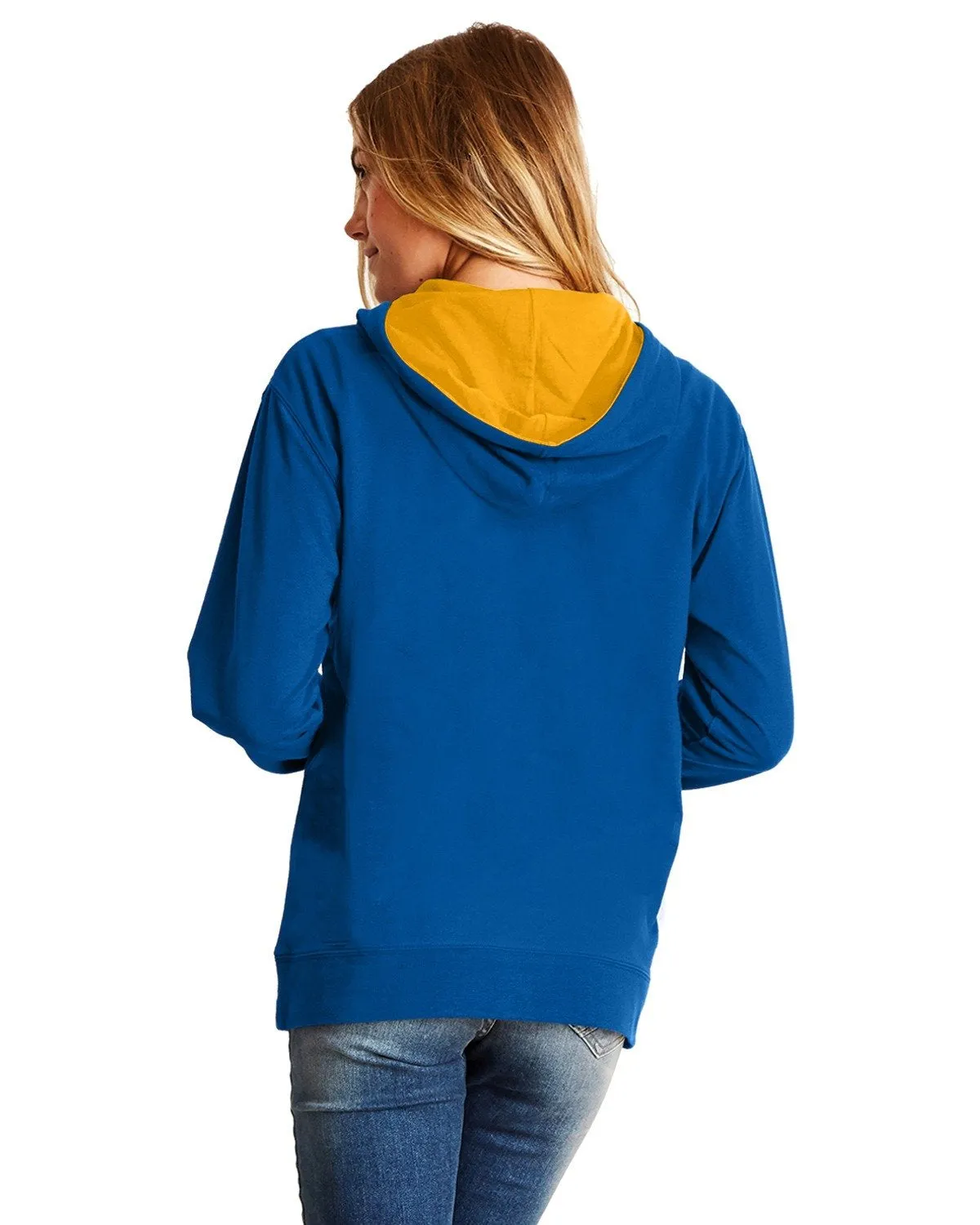 Next Level French Terry Pullover Hoody 9301 Royal/ Gold