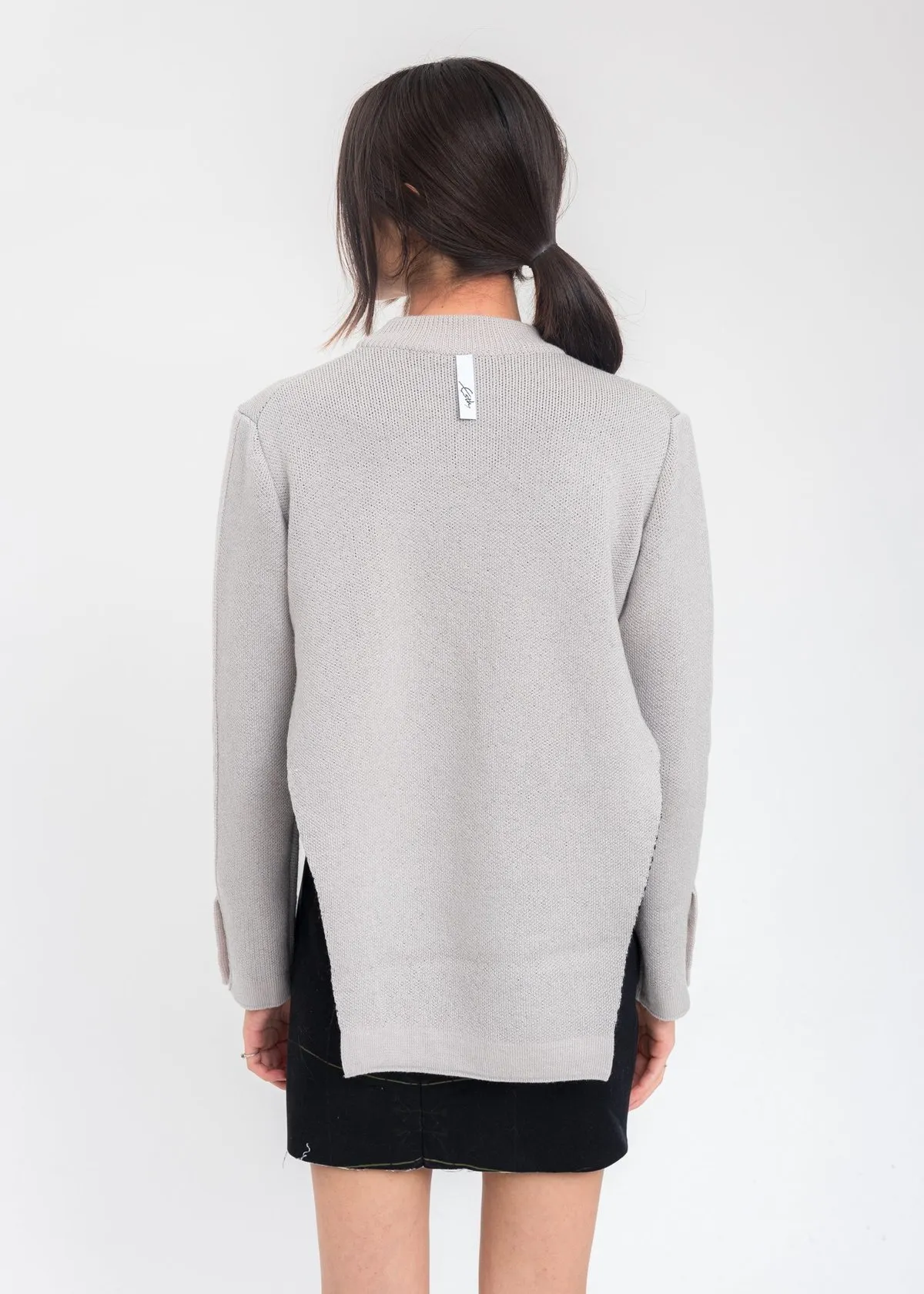 Night Wool Sweater - Grey