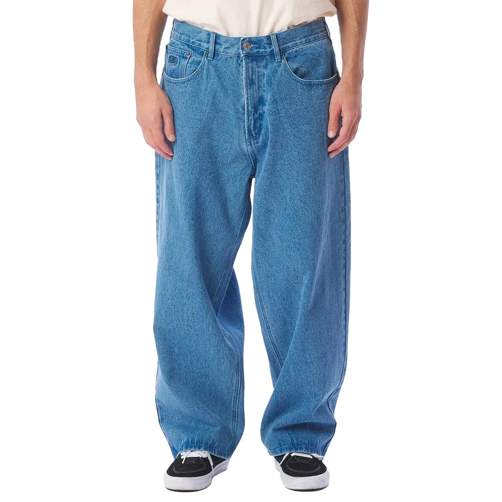 OBEY BIGWIG BAGGY DENIM PANT // LIGHT INDIGO