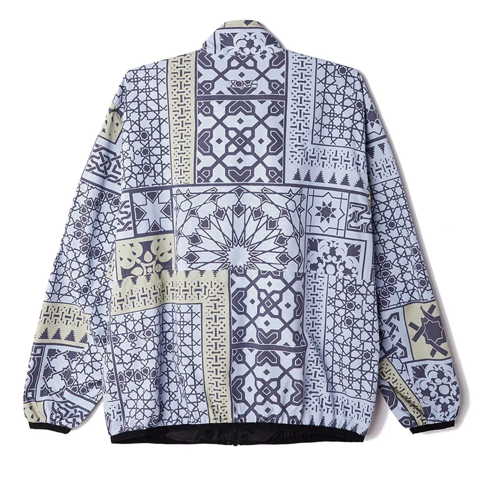 OBEY PATCHWORK REVERSIBLE JACKET // BLACK NAVY MULTI