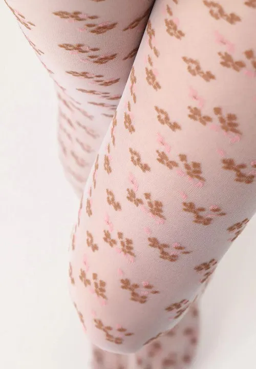 Oroblu Blossom Tights Crystal Pink