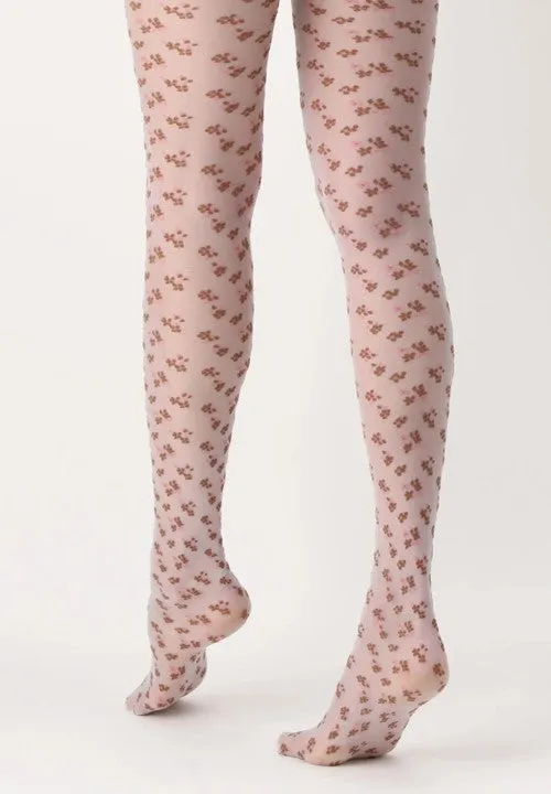 Oroblu Blossom Tights Crystal Pink