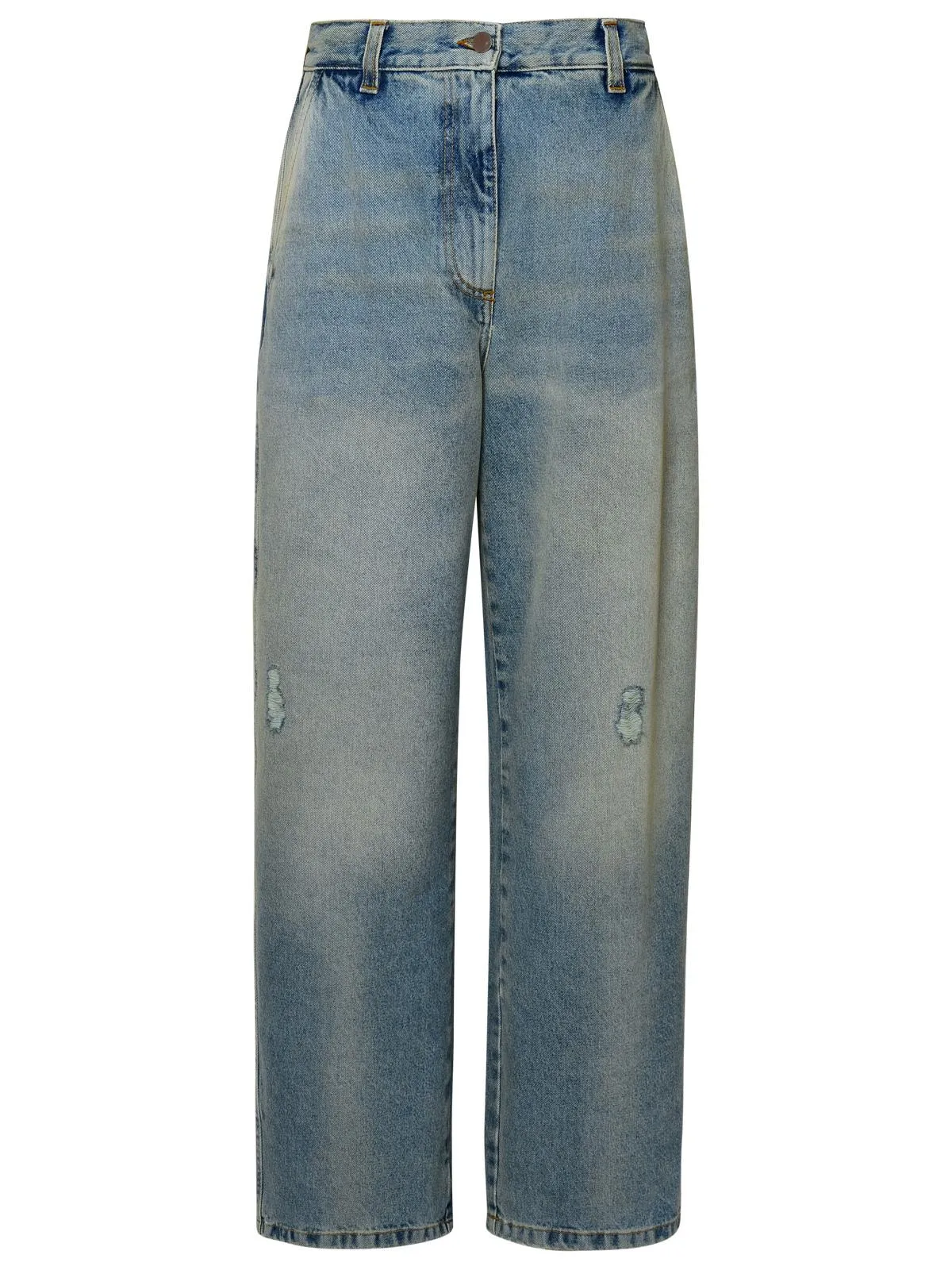 Palm Angels    Palm Angels Paris Jeans In Light Blue Denim