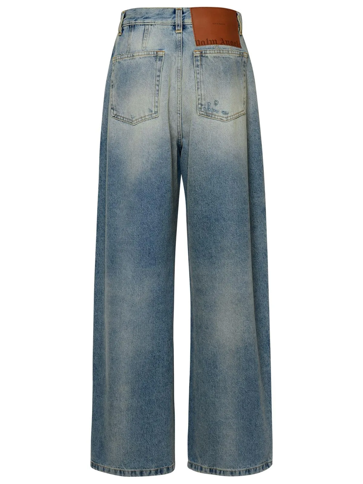 Palm Angels    Palm Angels Paris Jeans In Light Blue Denim