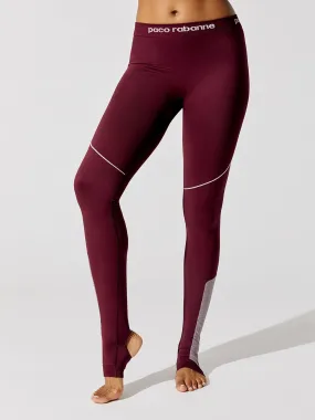 Pantalon Stirrup Leggings - Bordeaux-Rose