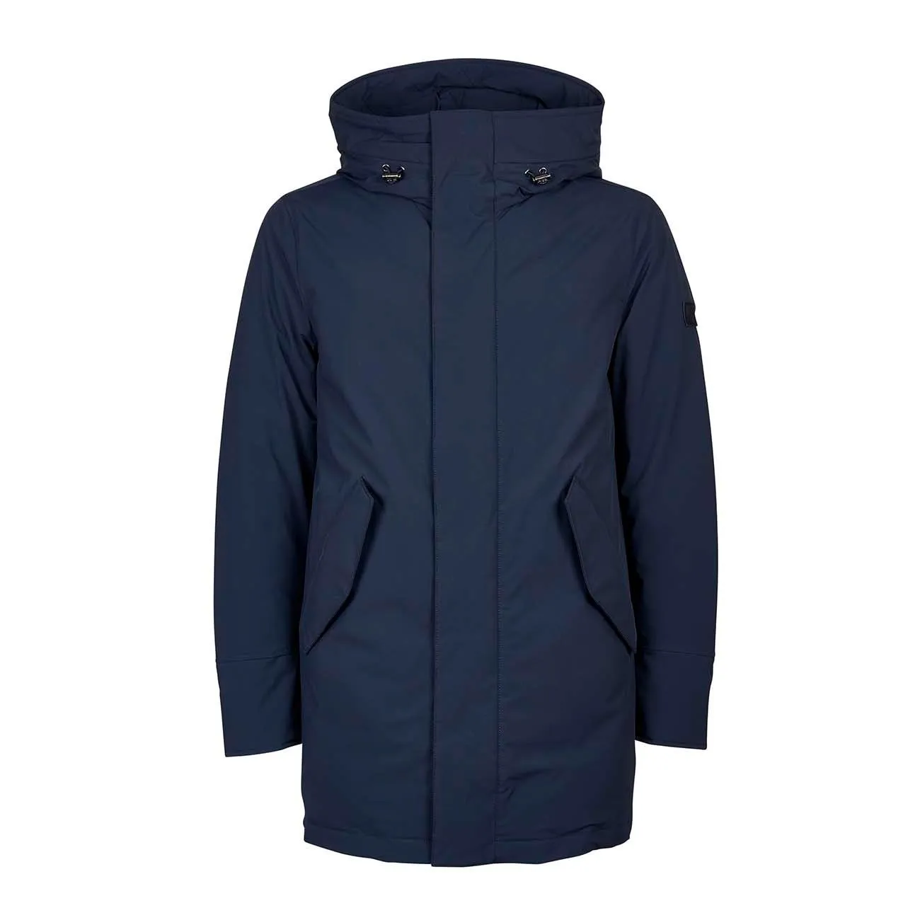 PARKA STRETCH MOUNTAIN CON CAPPUCCIO Uomo Melton Blu