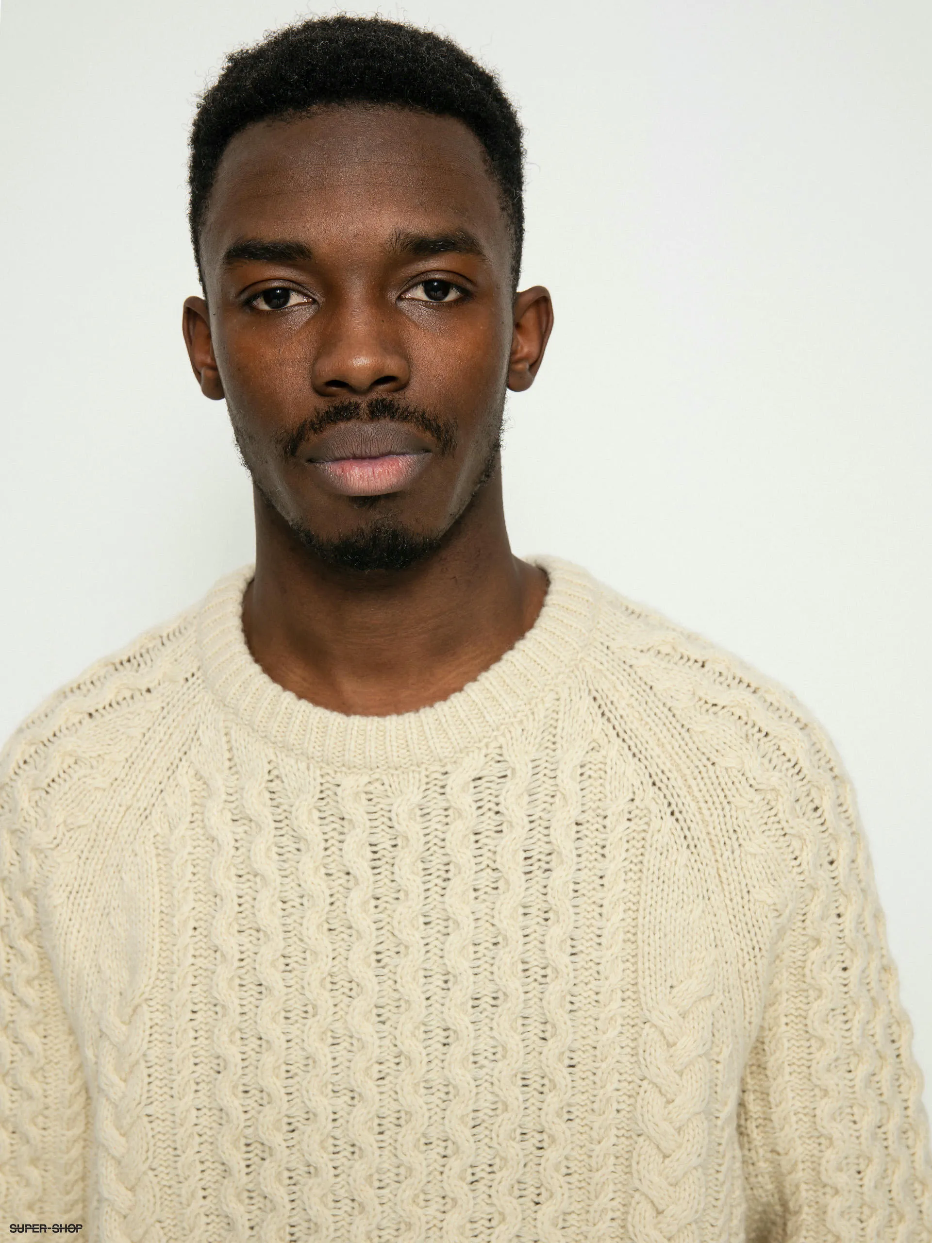 Patagonia Recycled Wool Cable Knit Sweater (natural)