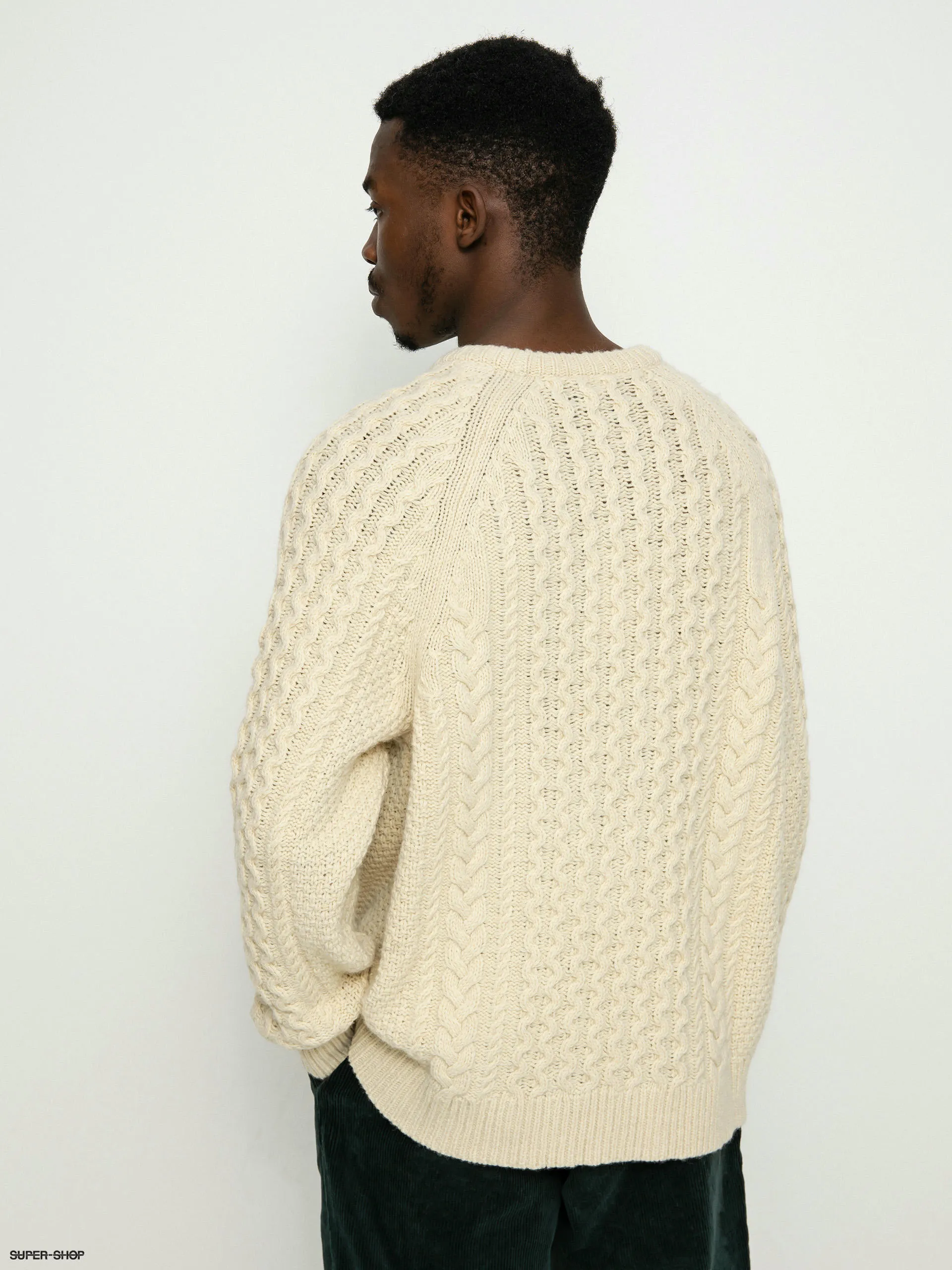 Patagonia Recycled Wool Cable Knit Sweater (natural)