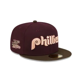 Philadelphia Phillies Berry Chocolate 59FIFTY Fitted Hat