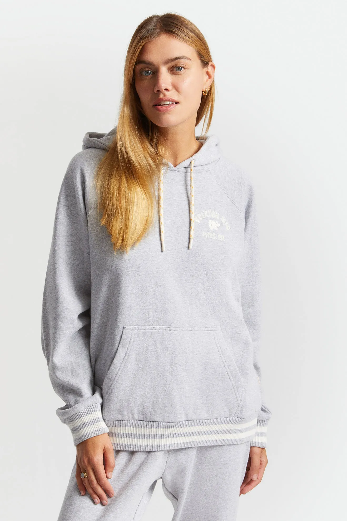 Phys. Ed. Women's Raglan Hood - Heather Grey