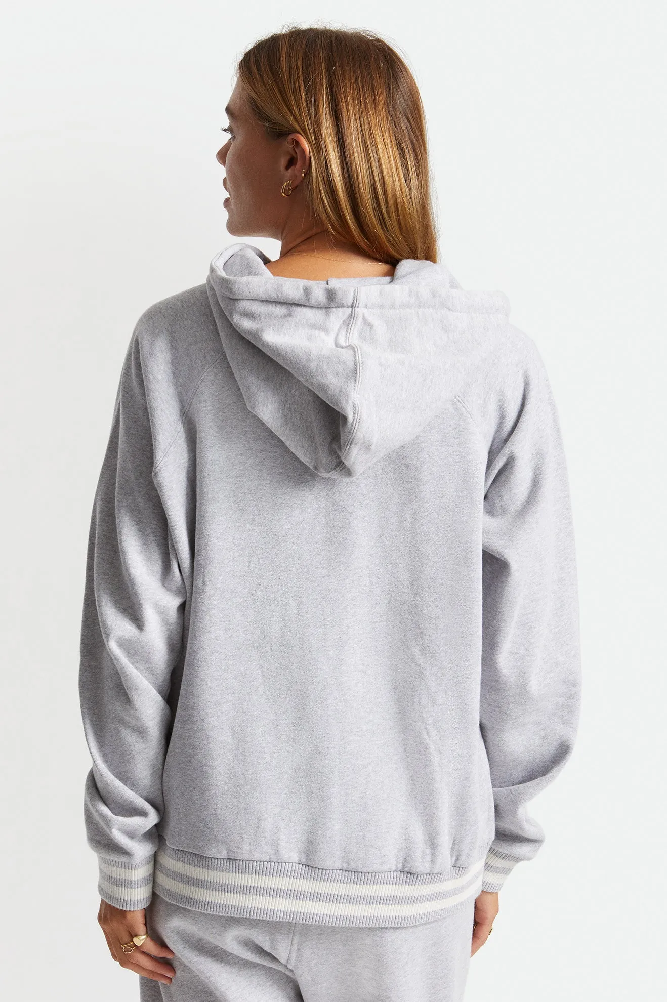 Phys. Ed. Women's Raglan Hood - Heather Grey