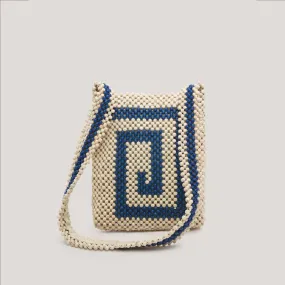 Pilgrim Bag (Ecru + Blue)