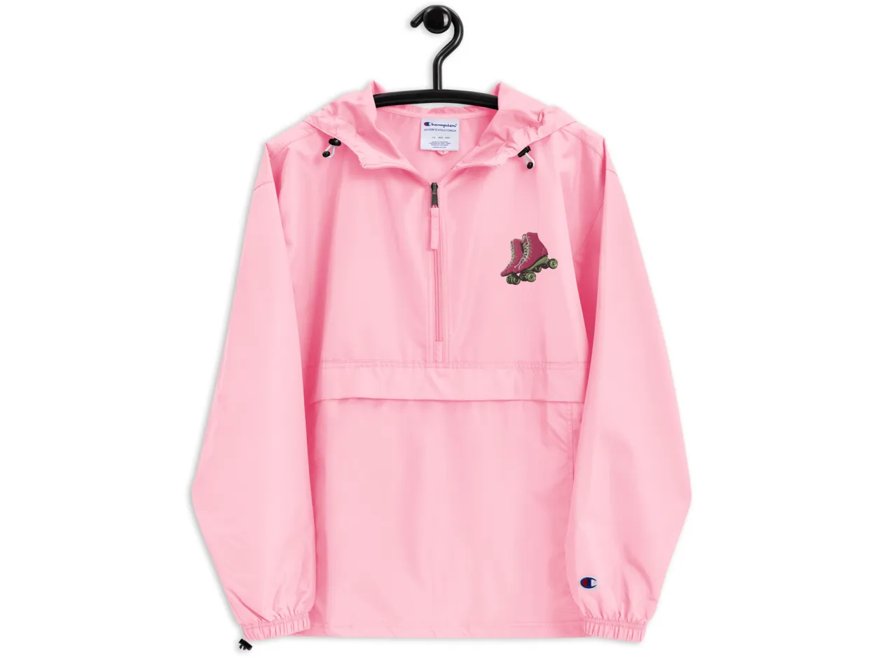 Pink Roller Skate Windbreaker