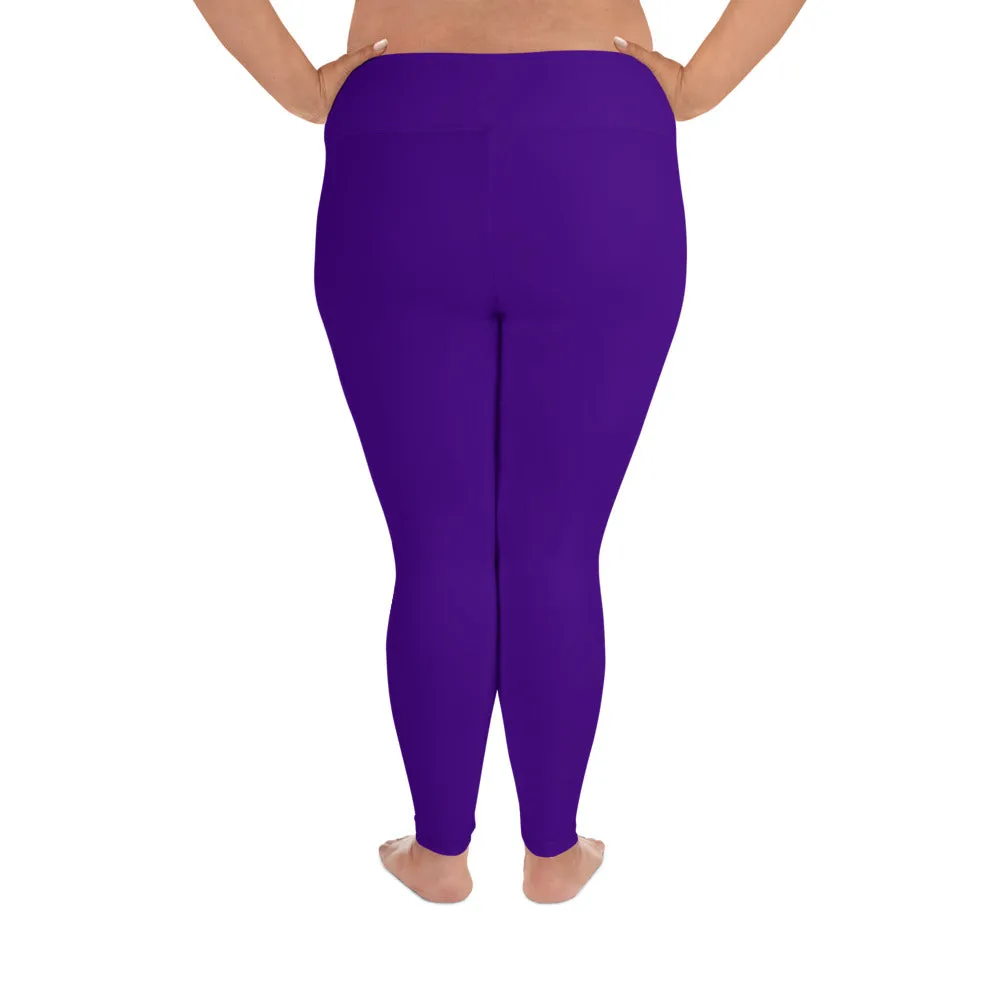 Plus Size Leggings Purple