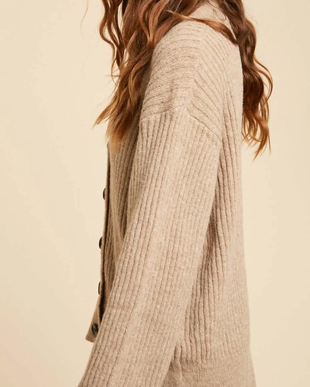 Plush Boyfriend Ribbed Sweater