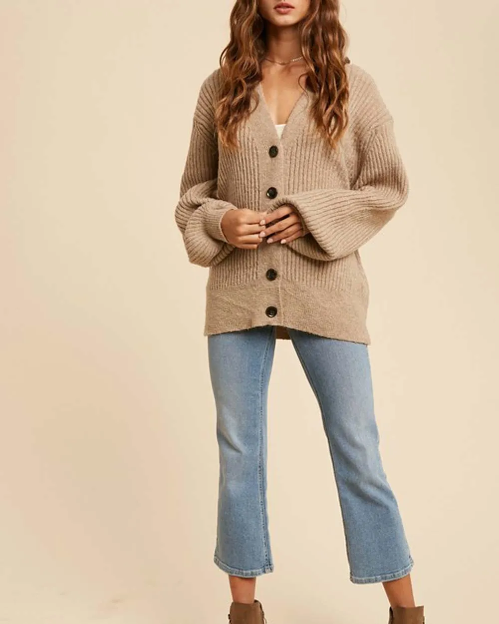 Plush Boyfriend Ribbed Sweater