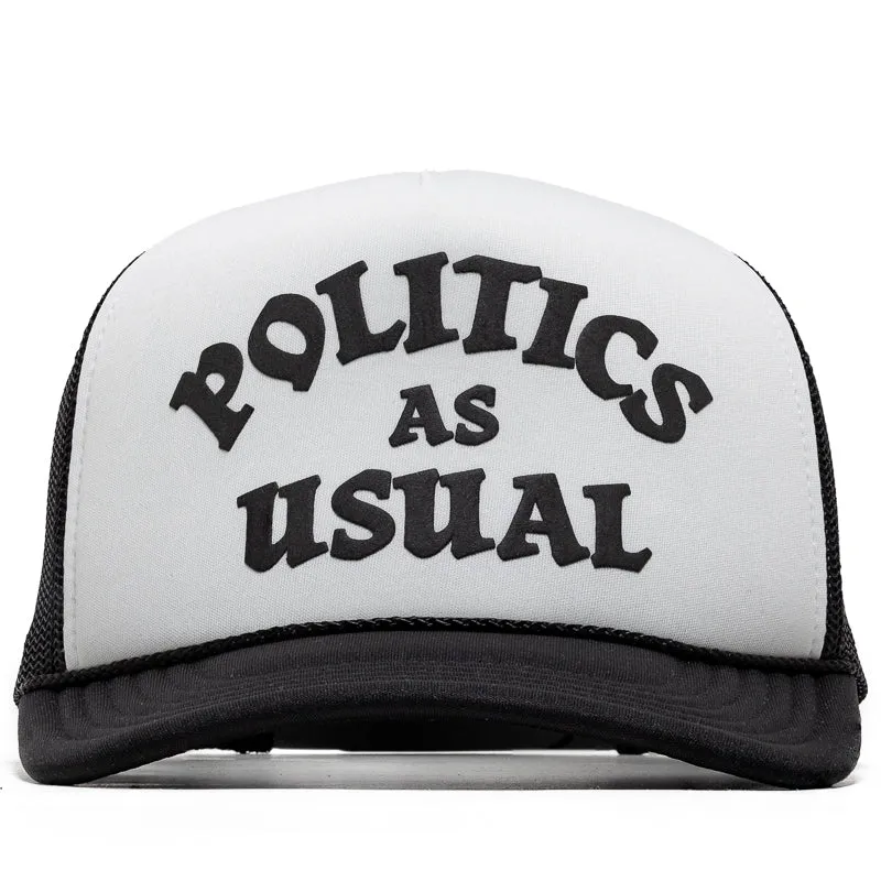 Politics As Usual Trucker Hat - Black