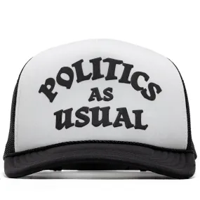 Politics As Usual Trucker Hat - Black