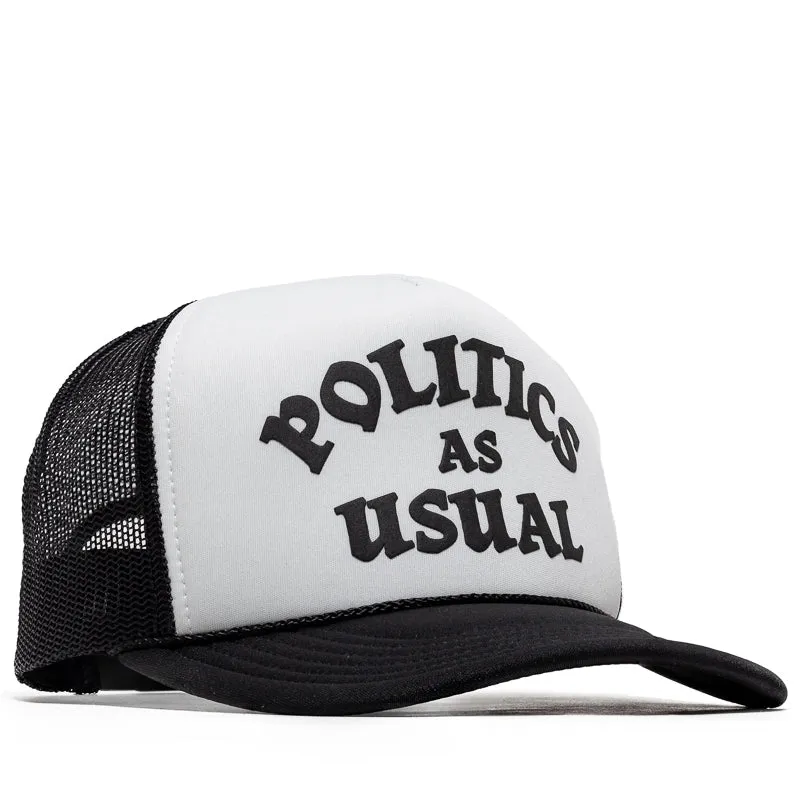 Politics As Usual Trucker Hat - Black