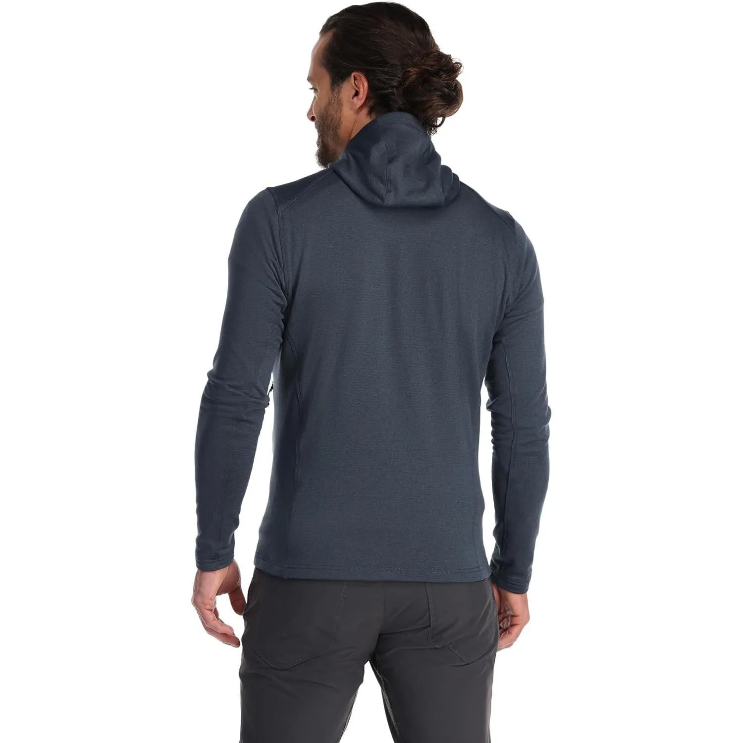 RAB Men’s Graviton Hoody Stretch Fleece Jacket for Hiking, Climbing, & Casual Use