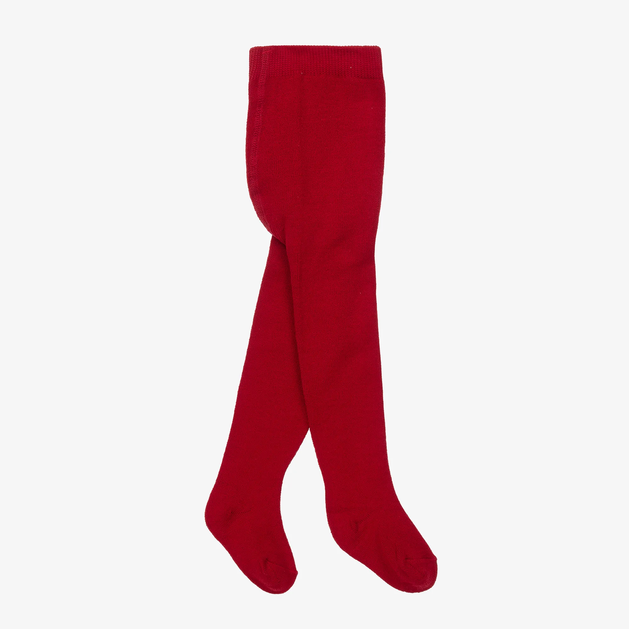 Red Cotton Baby Tights