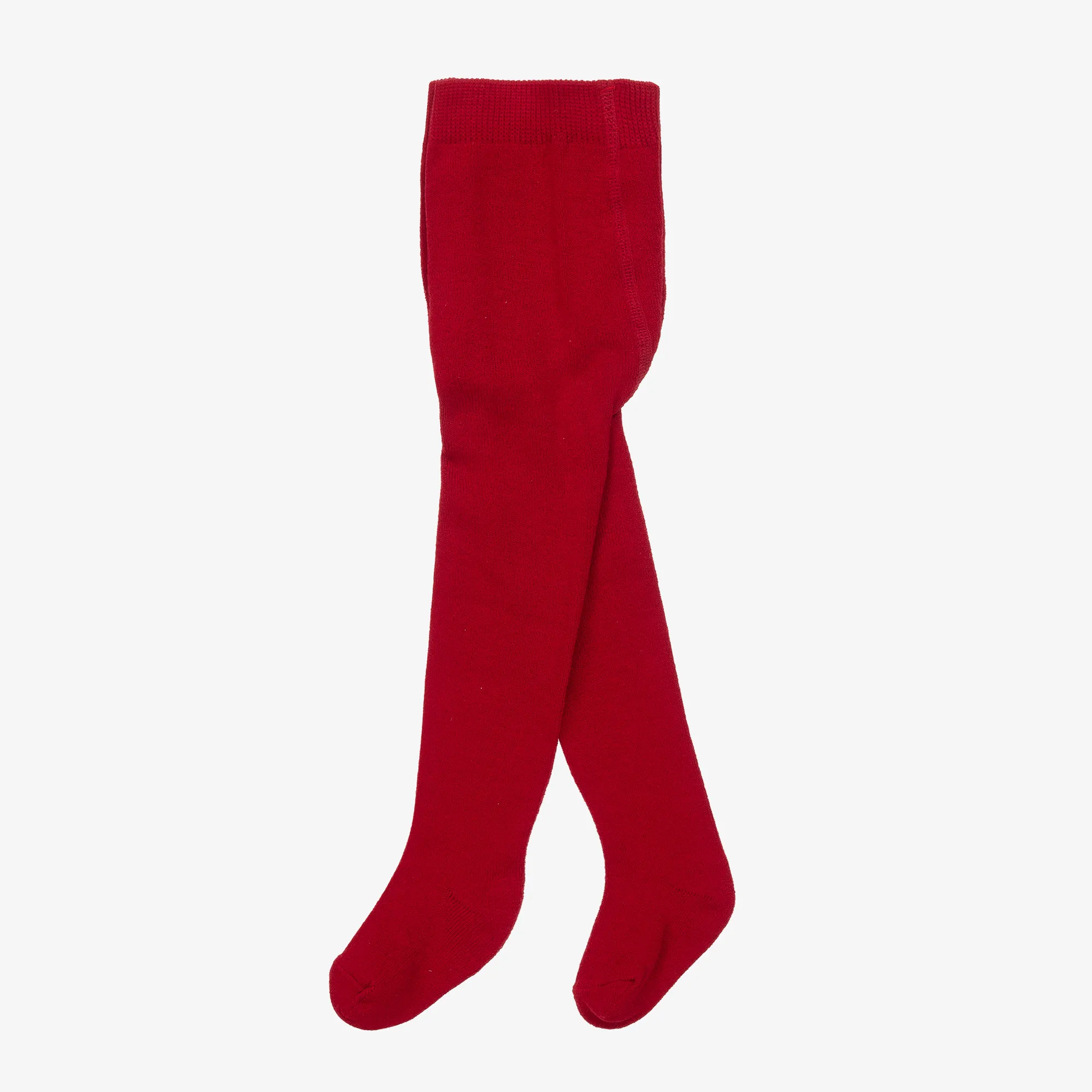 Red Cotton Baby Tights