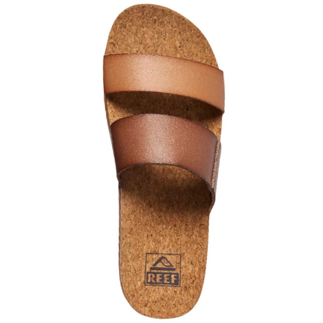 Reef Cushion Vista Hi Slide Sandal Espresso Duo (Women's)