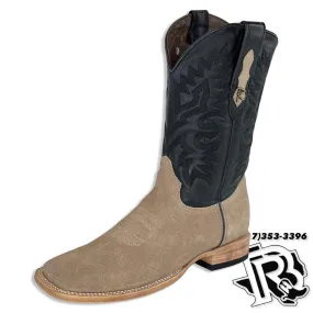 ROUGH OUT BOOTS | CAMEL COLOR MEN SQUARE TOE BOOTS