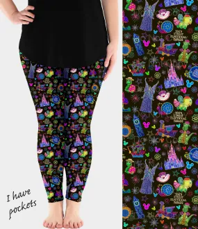 RTS - Electric Leggings w/ Pockets