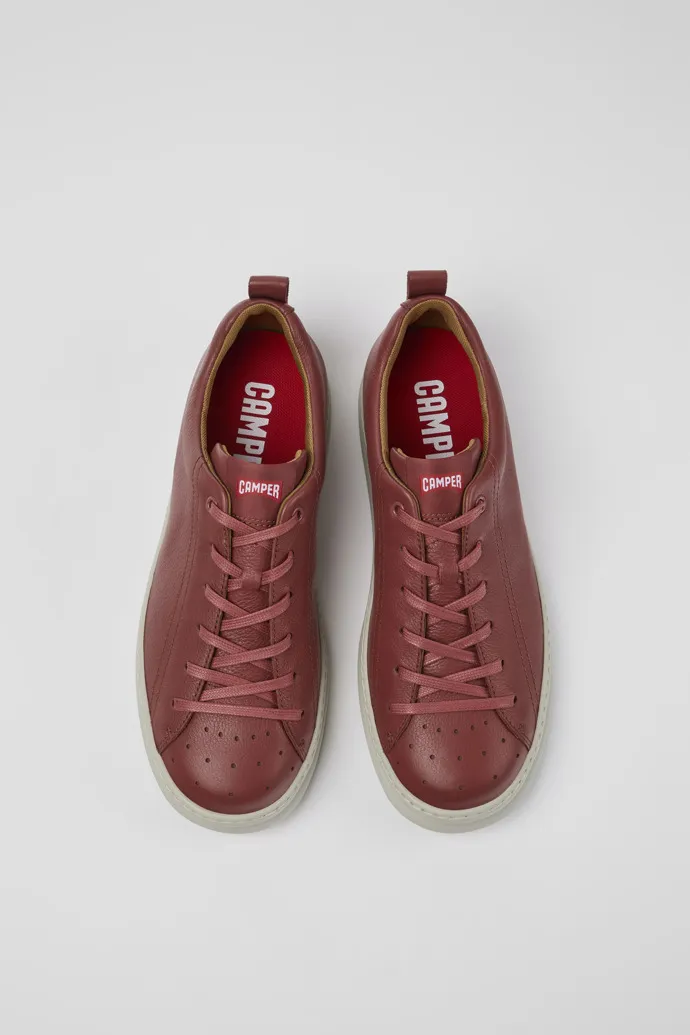 Runner Red Leather Sneaker for Men