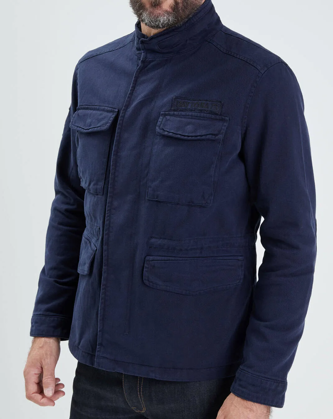 Saharan jacket men's fabrics navy daytona \day 65\