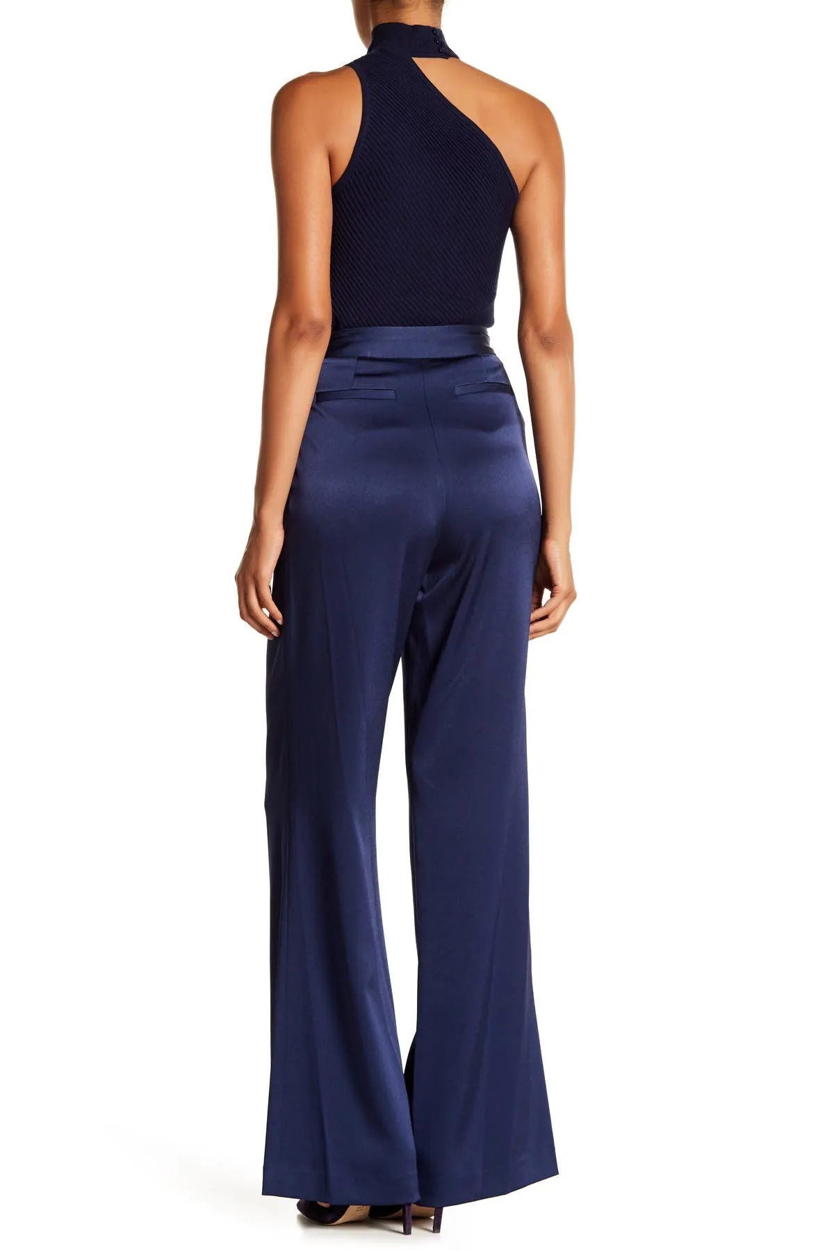 Satin Iris Pant - Navy