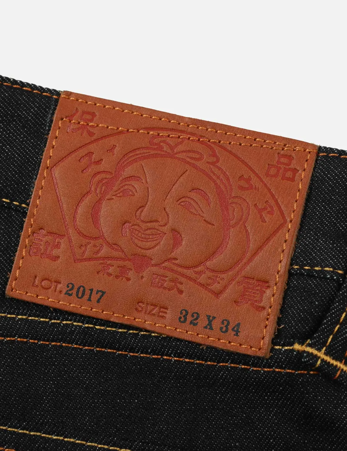 Seagull Print Carrot-Fit Denim Jeans #2017