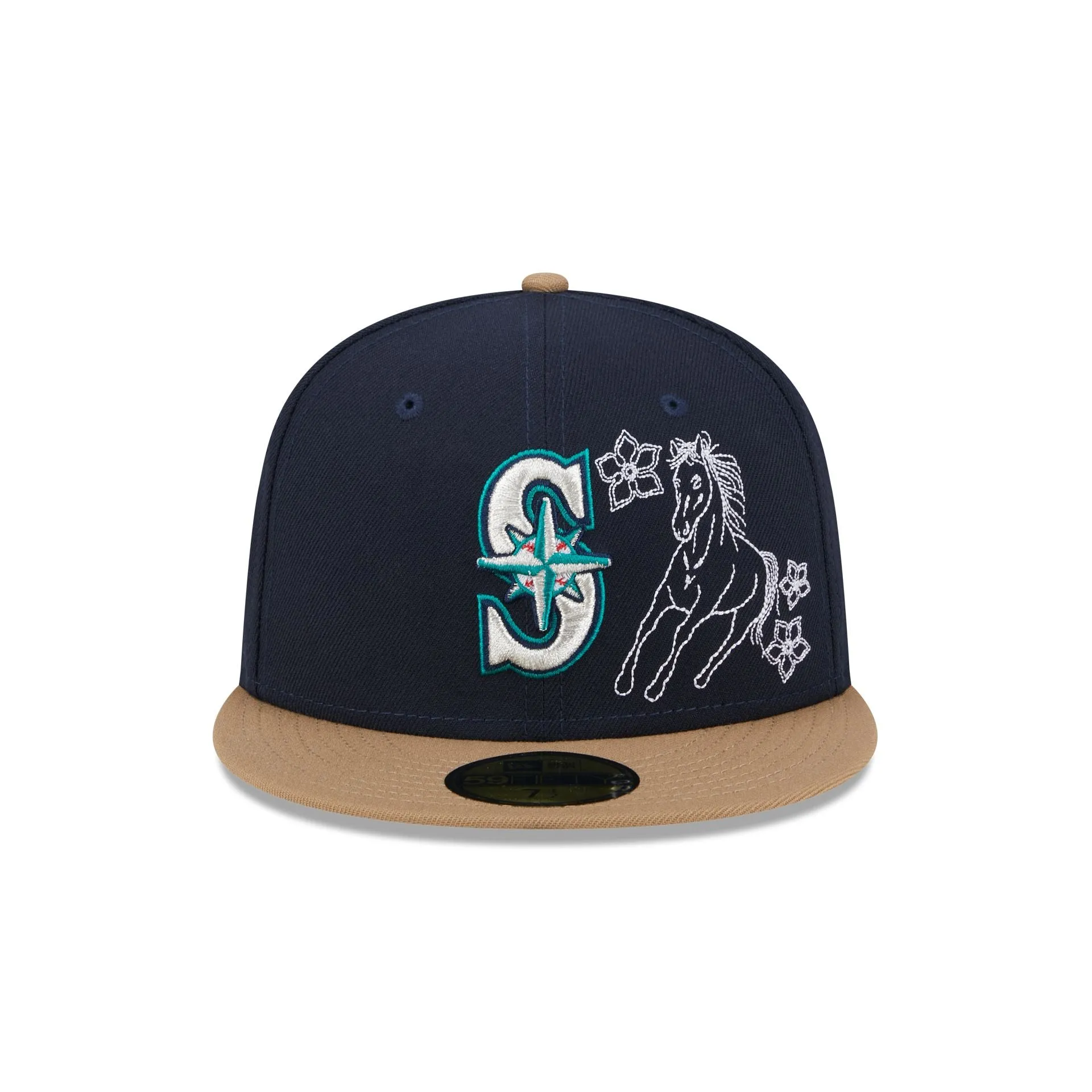 Seattle Mariners Western Khaki 59FIFTY Fitted Hat