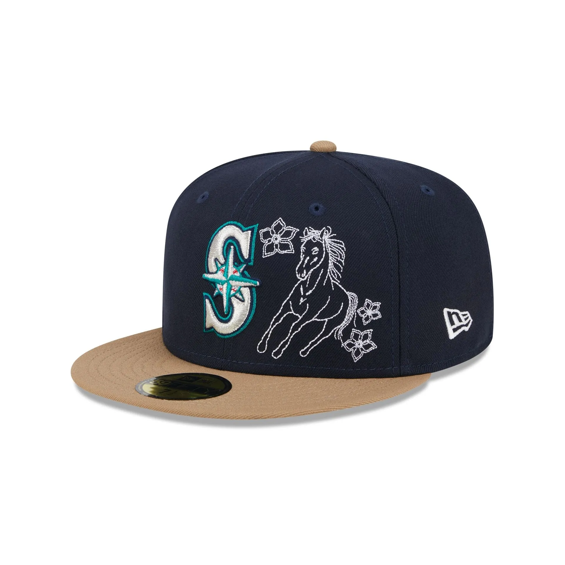 Seattle Mariners Western Khaki 59FIFTY Fitted Hat