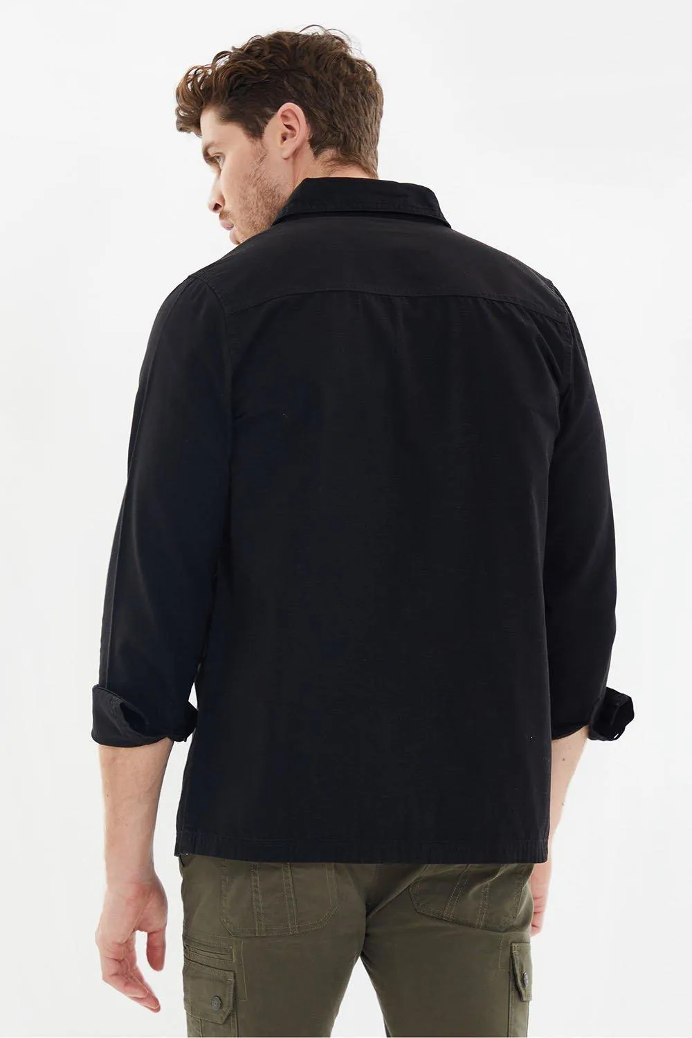 Shirts | 'Ministry' Lightweight Cotton Shacket | Threadbare