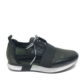 Shoes Sneakers By Steve Madden In Black & Green, Size: 9.5