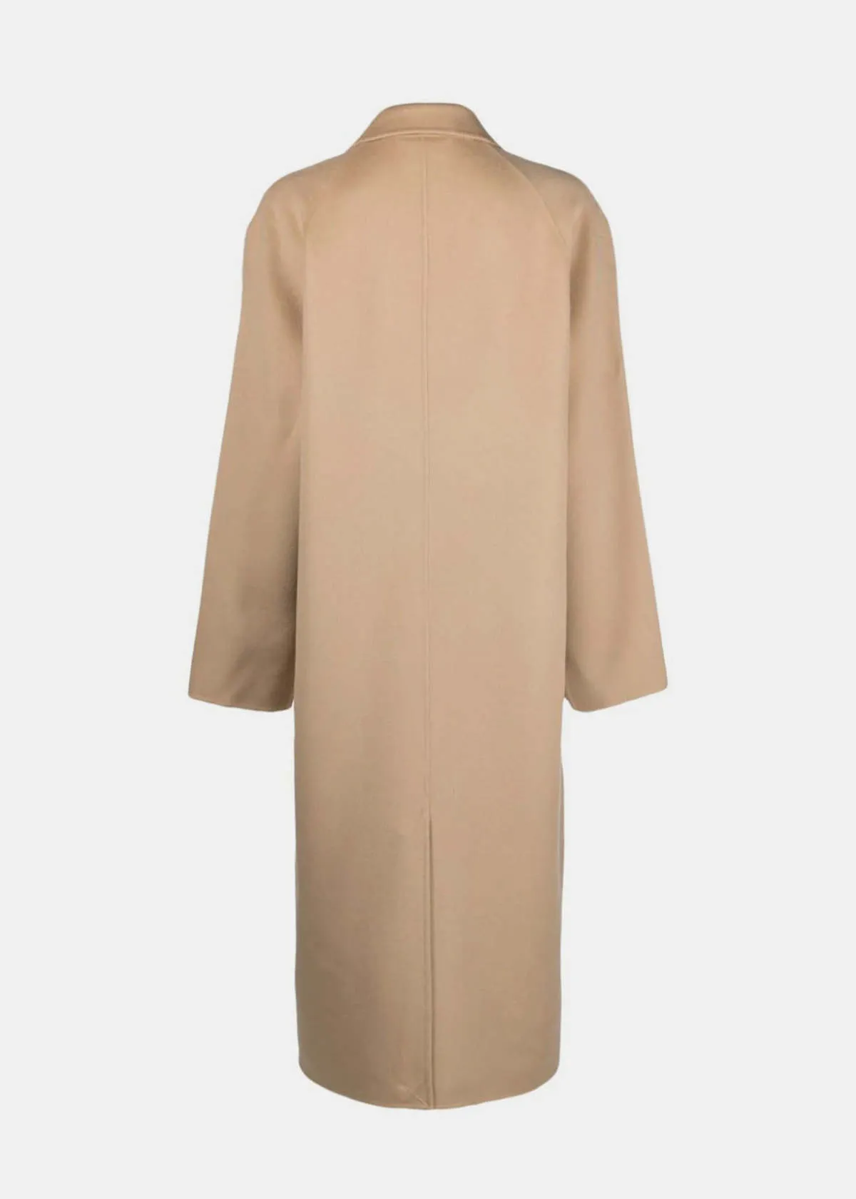 Signature Double Breasted Coat - Beige