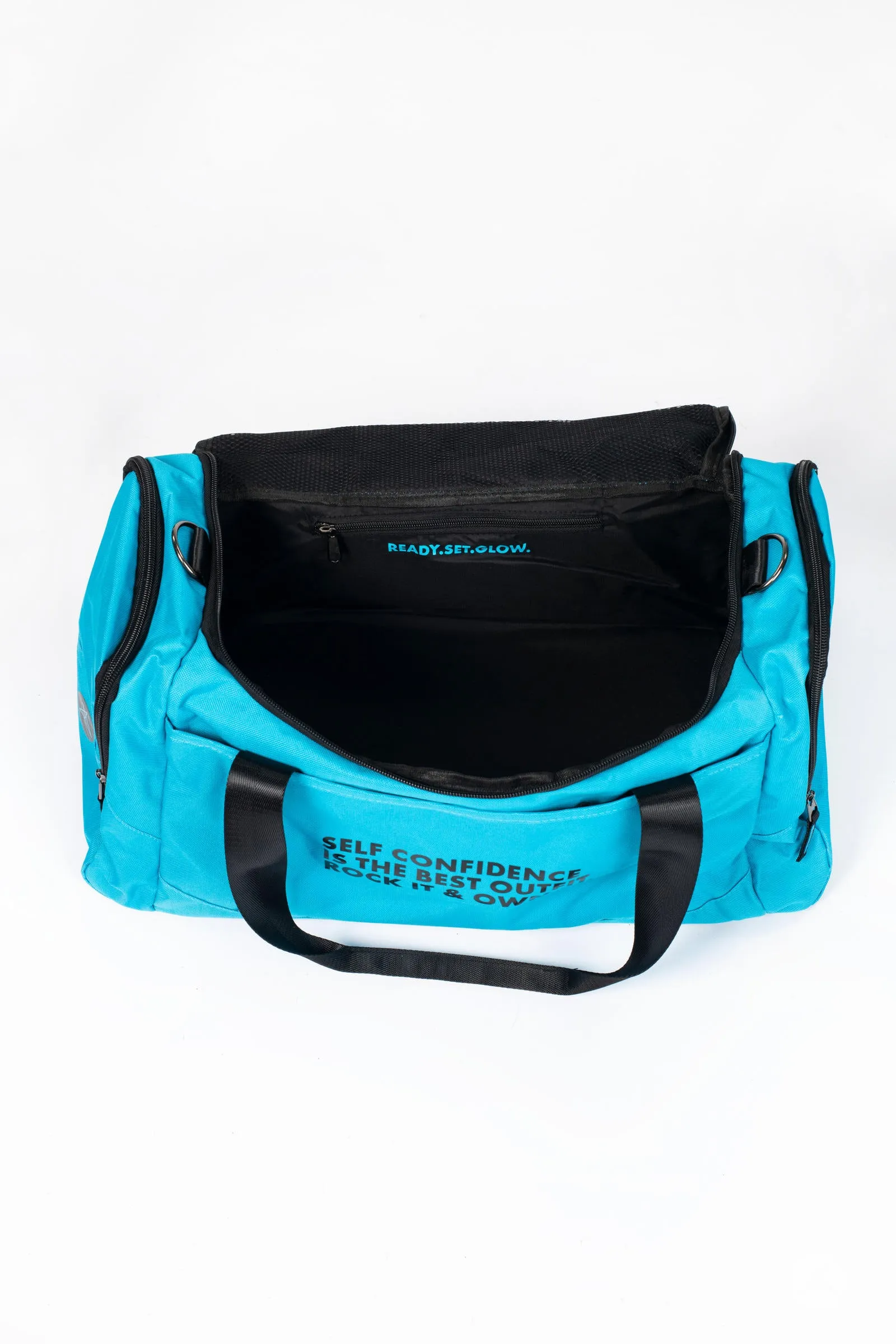 Signature Duffle Bag Bright Cerulean