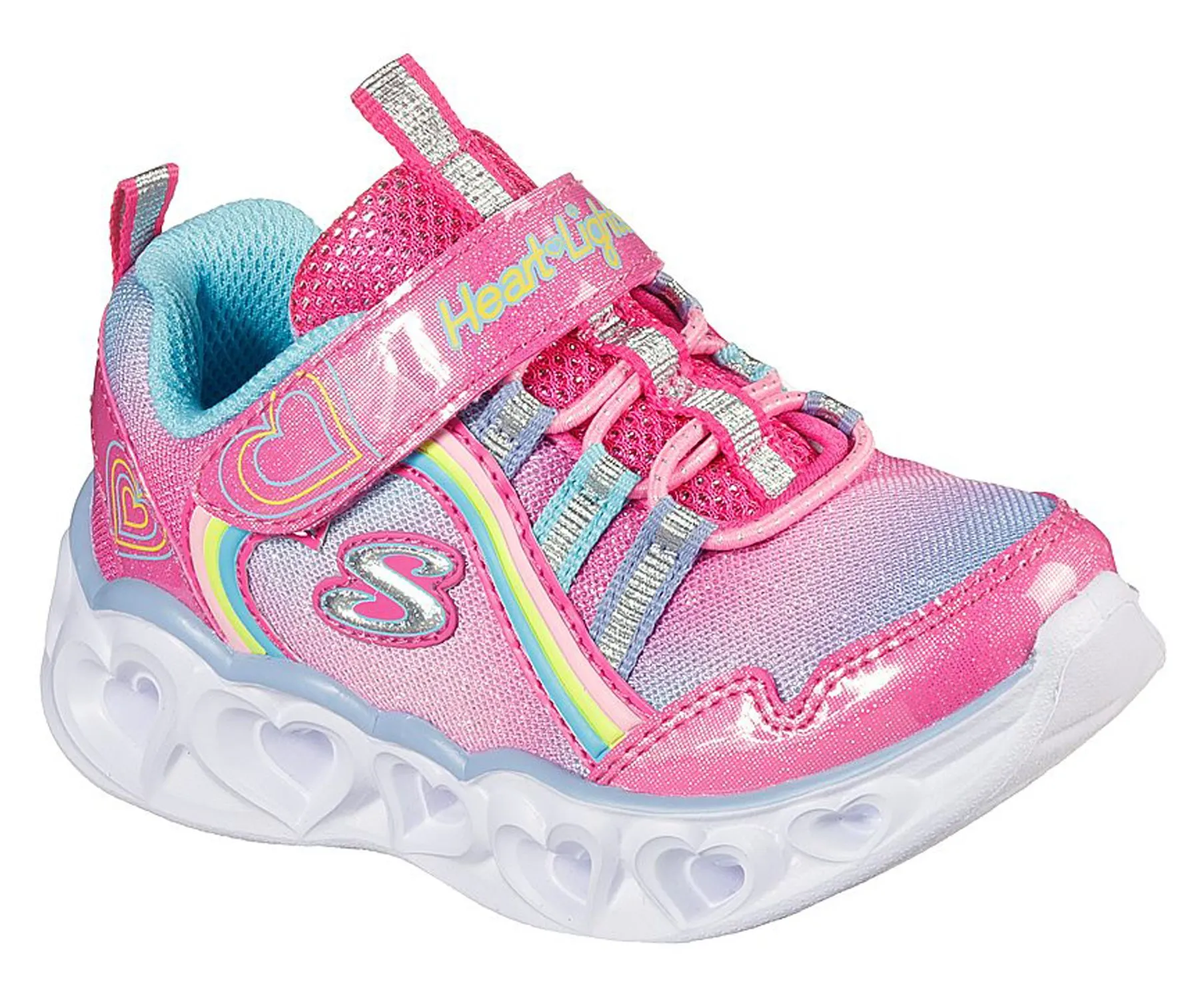 Skechers S Lights: Heart Lights - Rainbow Lux