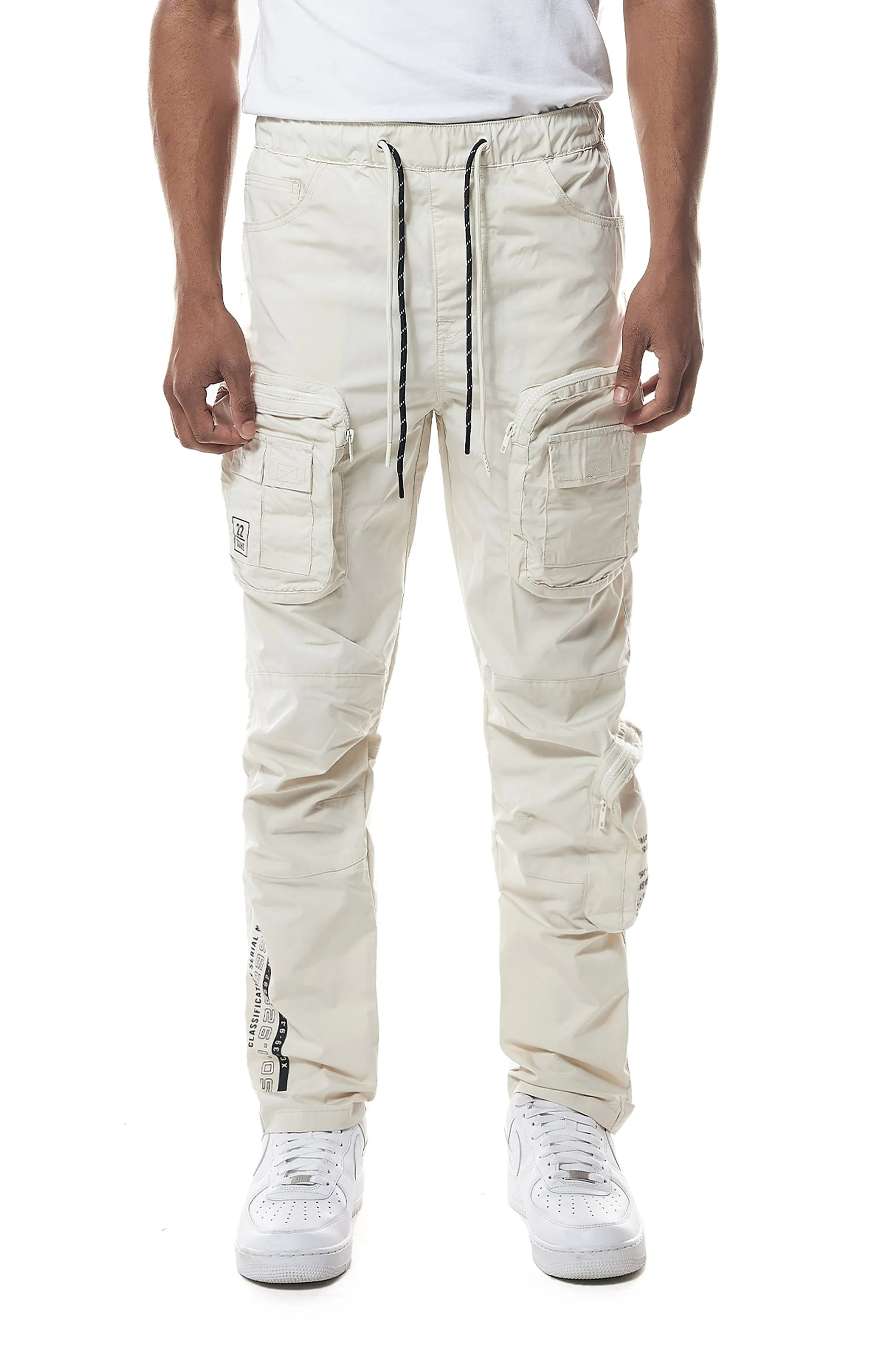 Smoke Rise - Windbreaker Joggers - Oatmeal