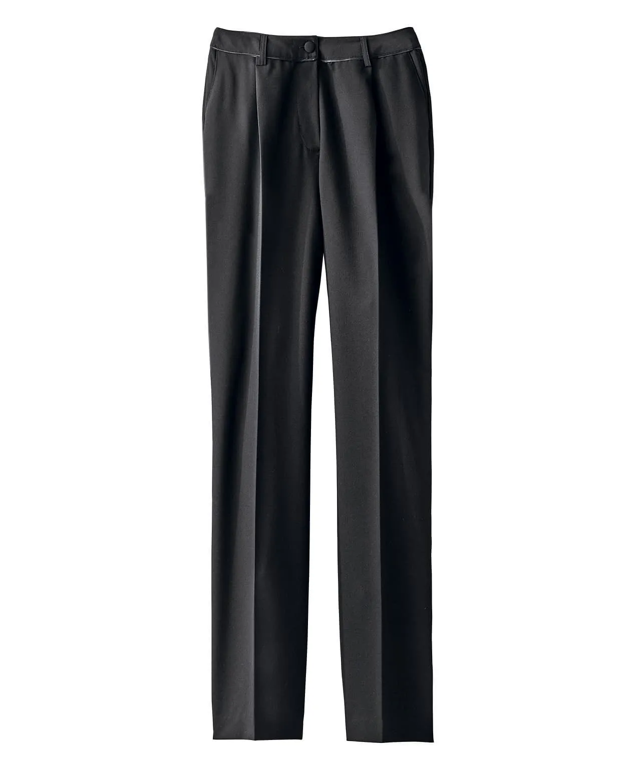 Straight-Leg Tailored Trousers