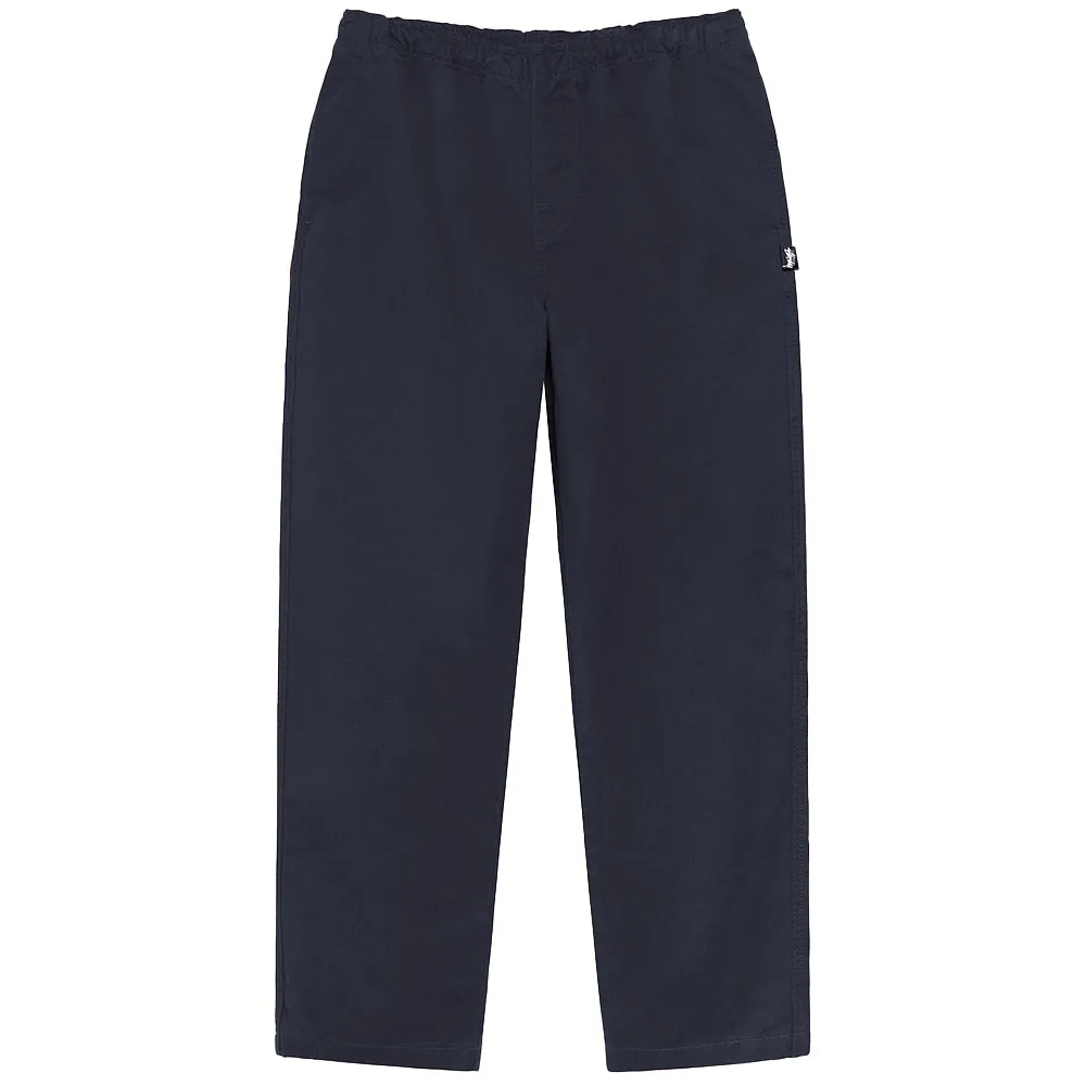 STSSY BRUSHED BEACH PANT // NAVY