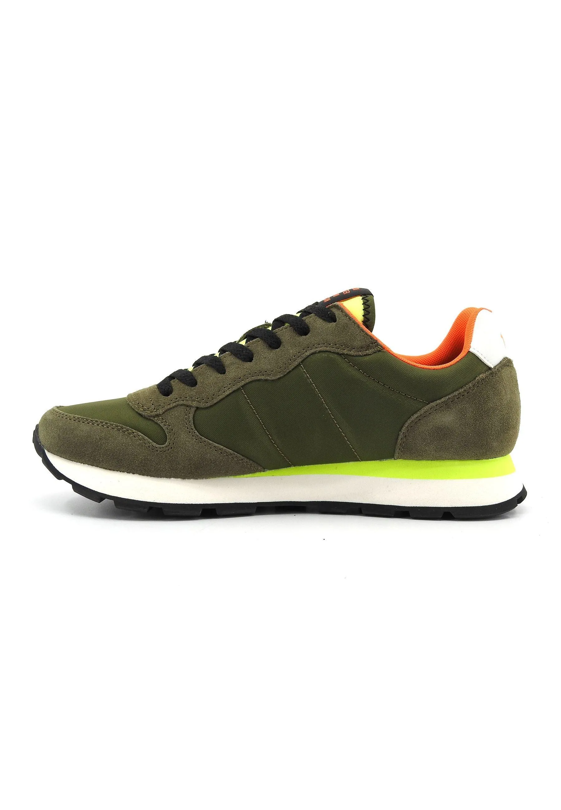 SUN68 Tom Fluo Sneaker Uomo Militare Z34102