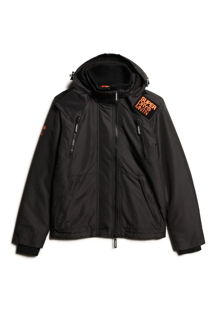 Superdry Hooded Yachter Windbreaker Jacket Black